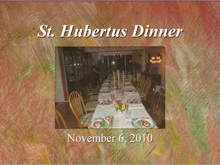 St. Huburtus Dinner 2010